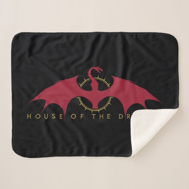 Manta Sherpa HOUSE OF THE DRAGON | Red Dragon Graphic (Anverso (horizontal))