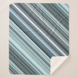 Manta Sherpa Huella azul cielo de invierno Aqua