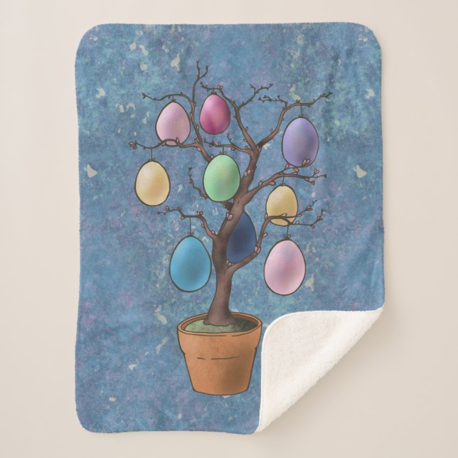 Manta Sherpa Huevo de Pascua (Anverso)