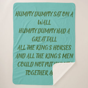 MANTA SHERPA HUMPTY DUMPTY
