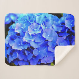 Manta Sherpa Hydrangea Blues