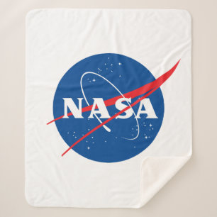 Manta Sherpa Icónica NASA 50" x 60" Sherpa Throw Blanket