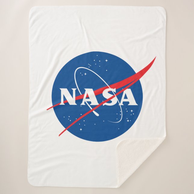Manta Sherpa Icónico Sherpa Blanket Supreme (S/M/L) de la NASA (Anverso)