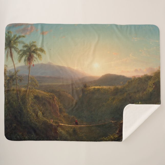 Manta Sherpa Iglesia de Pichincha Frederic Edwin (Anverso (horizontal))