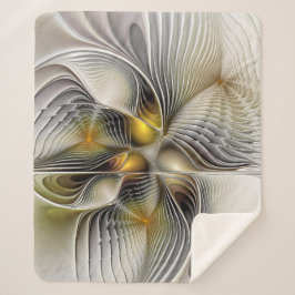 Manta Sherpa Ilusión óptica Resumen 3D Fractal con profundidad