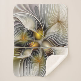 Manta Sherpa Ilusión óptica Resumen 3D Fractal con profundidad