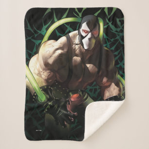 Manta Sherpa Ilustración de Batman Bane enjambre de murciélagos