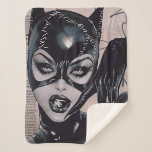Manta Sherpa Ilustración de la portada de Catwoman #50 por Sozo