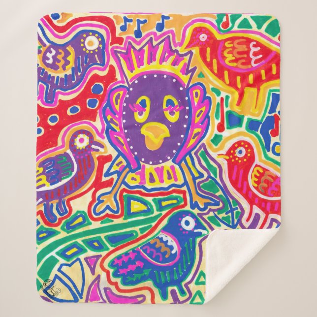 Manta Sherpa  Ilustración de Mola1 (Anverso)