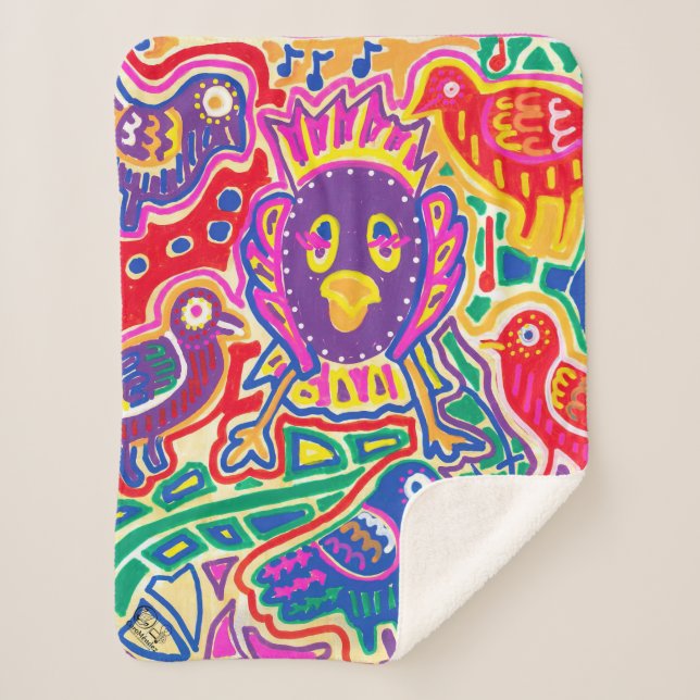 Manta Sherpa  Ilustración de Mola1 (Anverso)