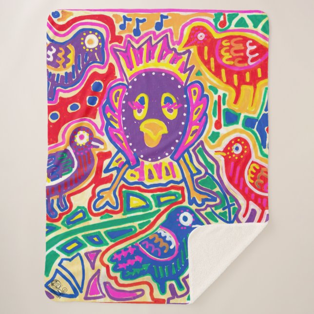 Manta Sherpa  Ilustración de Mola1 (Anverso)