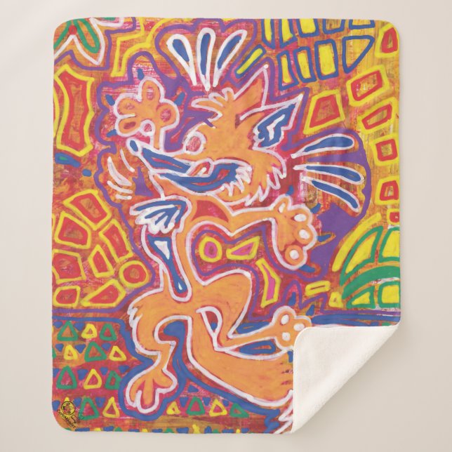 Manta Sherpa Ilustración de Mola2 (Anverso)