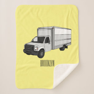 Manta Sherpa Ilustracion de personalizado de camiones de cajas