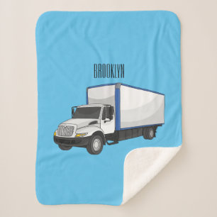 Manta Sherpa Ilustracion de personalizado de camiones de cajas