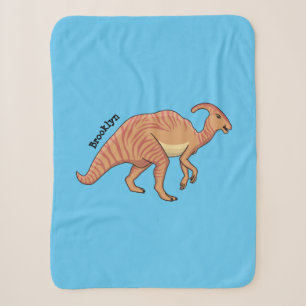 Manta Sherpa Ilustracion de personalizado de dinosaurios de par