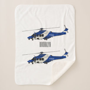 Manta Sherpa Ilustracion de personalizado de helicópteros de la