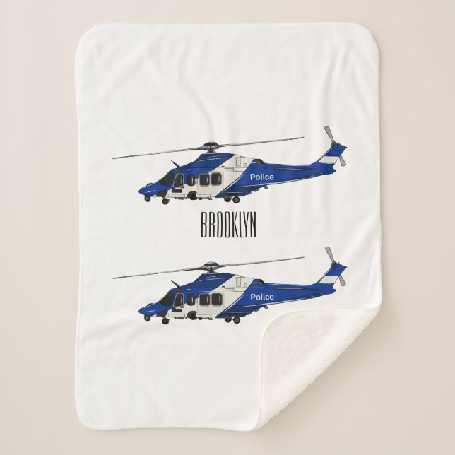 Manta Sherpa Ilustracion de personalizado de helicópteros de la (Anverso)