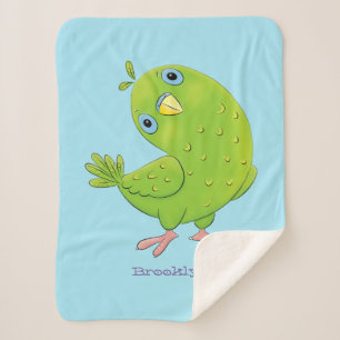 Manta Sherpa Ilustracion de personalizado de paracaídas verde l