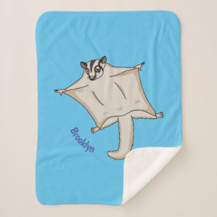 Manta Sherpa Ilustracion de personalizado de planeador de azúca