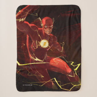 Manta Sherpa Ilustracion flash de crisis infinita