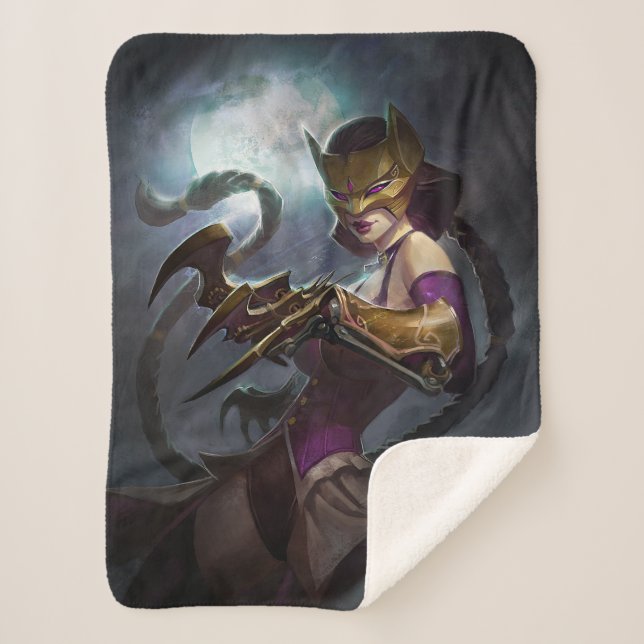 Manta Sherpa Ilustracion Infinito de Crisis Gaslight Catwoman (Anverso)