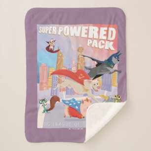 Manta Sherpa Ilustracion Metropolis de Pack Super Powered