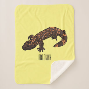 Manta Sherpa Ilustracion monstruo personalizado Gila