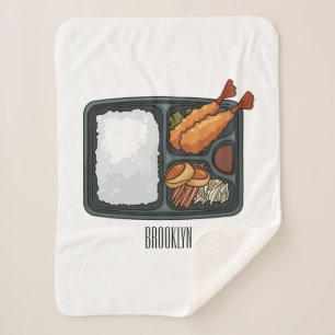 Manta Sherpa Ilustracion personalizado Bento