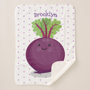 Manta Sherpa Ilustracion personalizado de cocina de raíz de rem