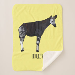 Manta Sherpa Ilustracion personalizado de Okapi