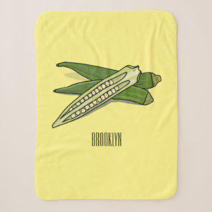 Manta Sherpa Ilustracion personalizado de Okra