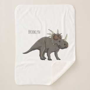 Manta Sherpa Ilustracion personalizado de Styracosaurus