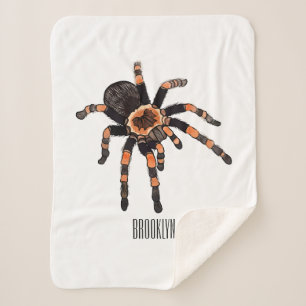 Manta Sherpa Ilustracion personalizado de Tarantula