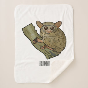 Manta Sherpa Ilustracion personalizado Tarsier