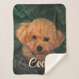 Manta Sherpa Imagen De personalizado Y Regalo De La Cama De Per