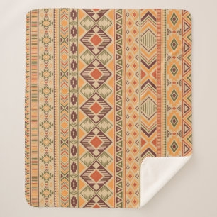 Manta Sherpa Indio peruano: La tribal geométrica no tiene probl