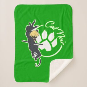 Manta Sherpa Insignia Cat Noir