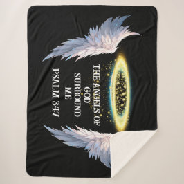 Manta Sherpa Inspiración religiosa cristiana tranquilizadora