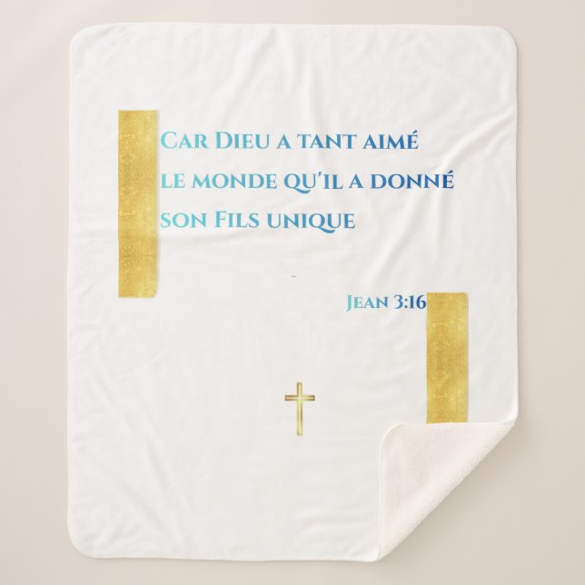 Manta Sherpa Inspiration Divine —  (Anverso)