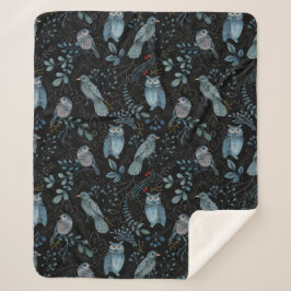 Manta Sherpa Intricate  floral and paisley  pattern 