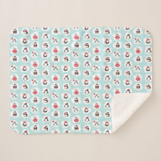 Manta Sherpa Invierno de Pingüino