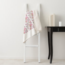 Manta Sherpa Irresistible grifo de helados de helados Sherpa Bl