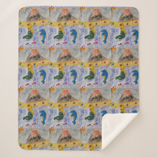 Manta Sherpa Isla de la Sirena Sherpa Blanket
