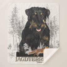 Jagdterrier Dakota v. Renbrad Faux Canvas Print Ac