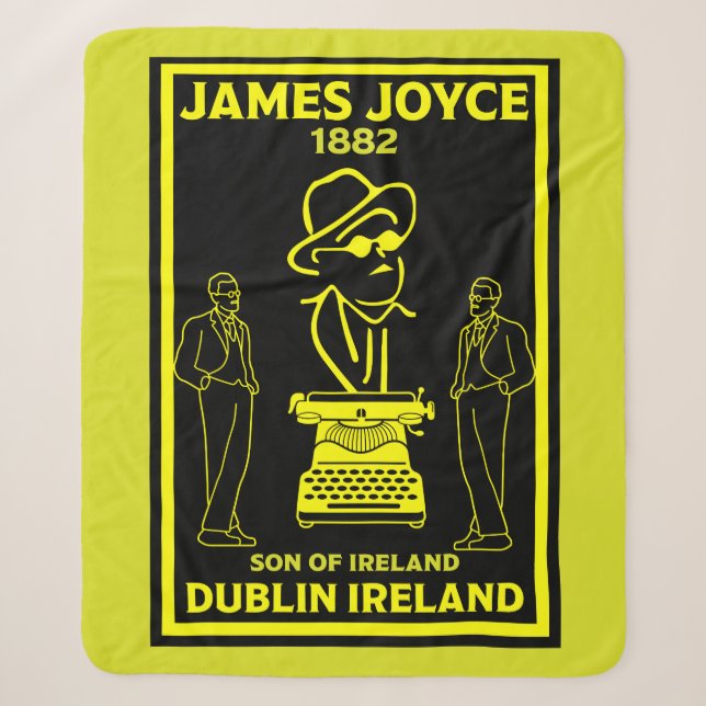 Manta Sherpa James Joyce Dublin Irlanda (Anverso)