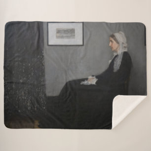 Manta Sherpa James Whistler - Retrato de la madre del artista