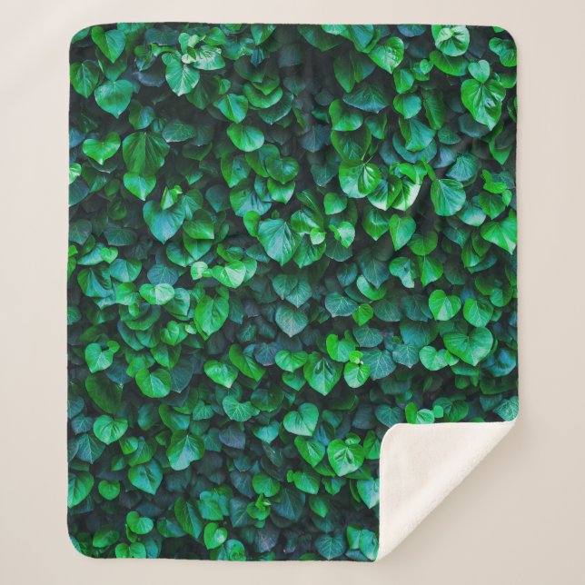 Manta Sherpa Jardinería cubierta de jungla urbana (Anverso)