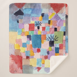 Manta Sherpa Jardines del Sur Paul Klee Sherpa Blanket