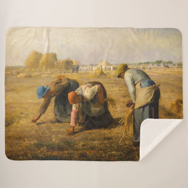 Manta Sherpa Jean-Francois Millet - The Gleaners (Anverso (horizontal))