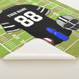 Manta Sherpa Jersey de personalizado de hierro en campo
